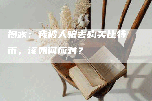 揭露：我被人骗去购买比特币，该如何应对？
