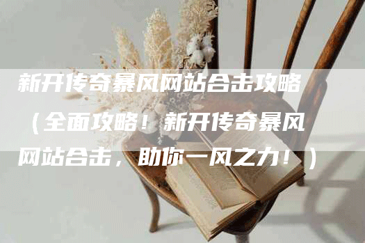 新开传奇暴风网站合击攻略（全面攻略！新开传奇暴风网站合击，助你一风之力！）