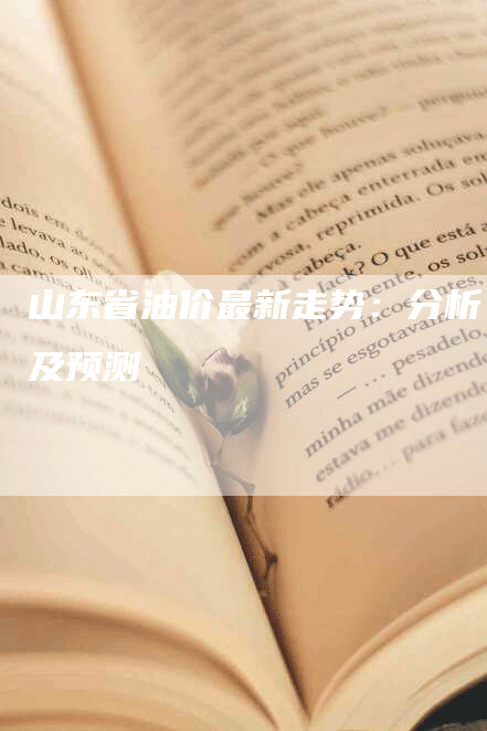山东省油价最新走势：分析及预测