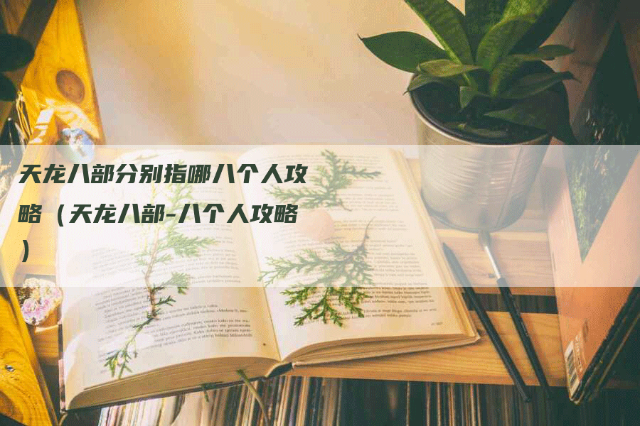 天龙八部分别指哪八个人攻略（天龙八部-八个人攻略）