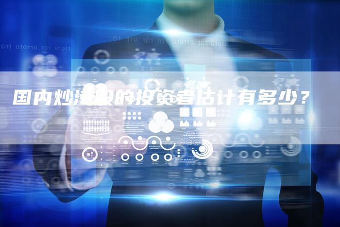 国内炒港股的投资者估计有多少？