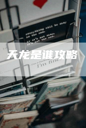 天龙是谁攻略