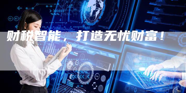财税智能，打造无忧财富！