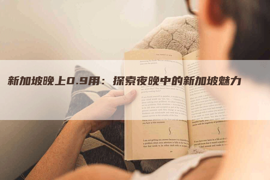 新加坡晚上0.9用：探索夜晚中的新加坡魅力