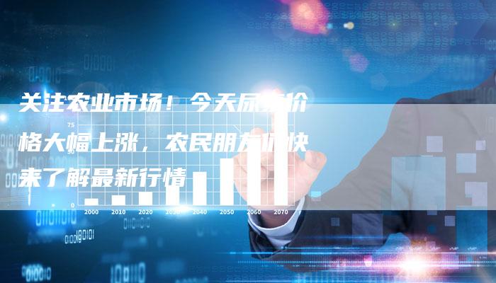 关注农业市场！今天尿素价格大幅上涨，农民朋友们快来了解最新行情