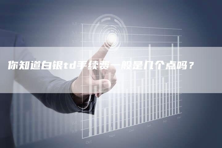 你知道白银td手续费一般是几个点吗？