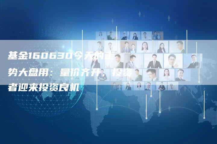 基金160630今天的走势大盘用：量价齐升，投资者迎来投资良机
