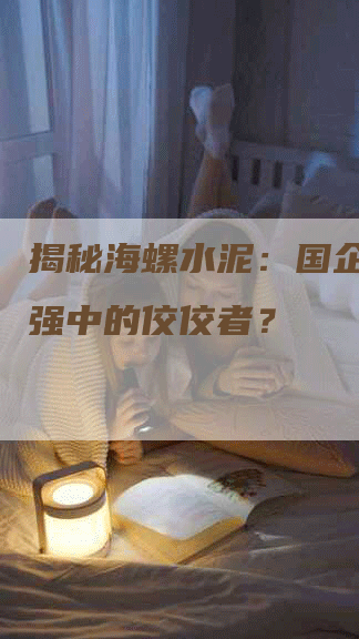 揭秘海螺水泥：国企500强中的佼佼者？