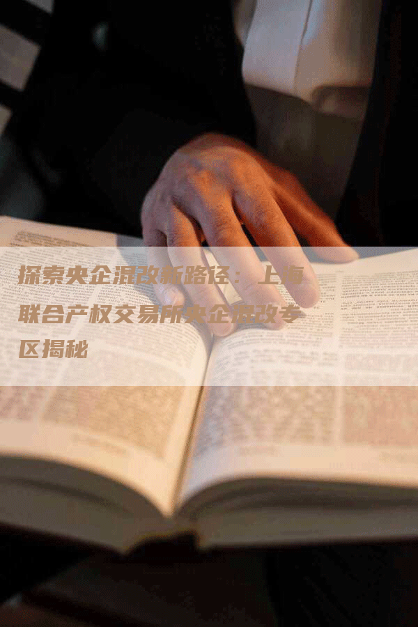 探索央企混改新路径：上海联合产权交易所央企混改专区揭秘