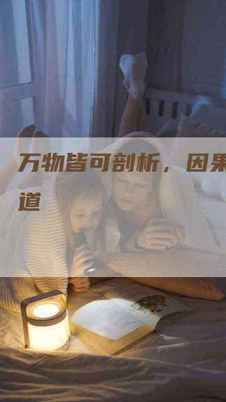万物皆可剖析，因果交织之道