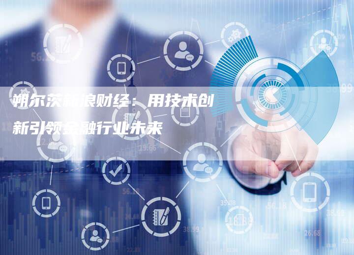 朔尔茨新浪财经：用技术创新引领金融行业未来