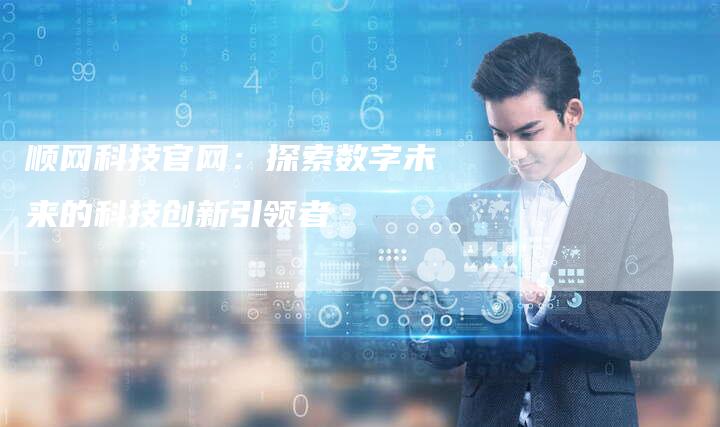 顺网科技官网：探索数字未来的科技创新引领者