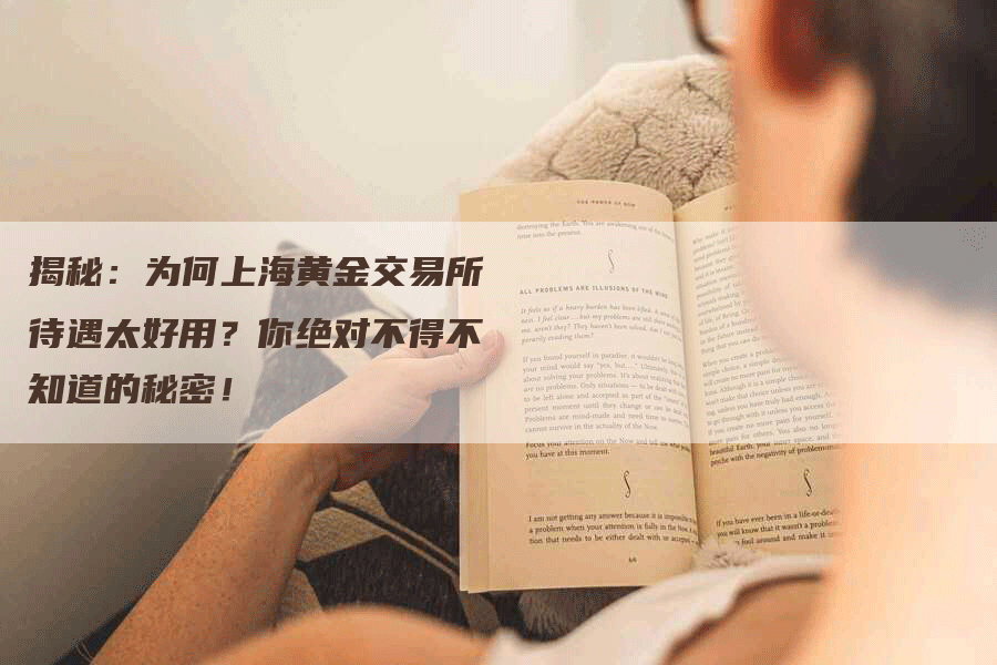 揭秘：为何上海黄金交易所待遇太好用？你绝对不得不知道的秘密！