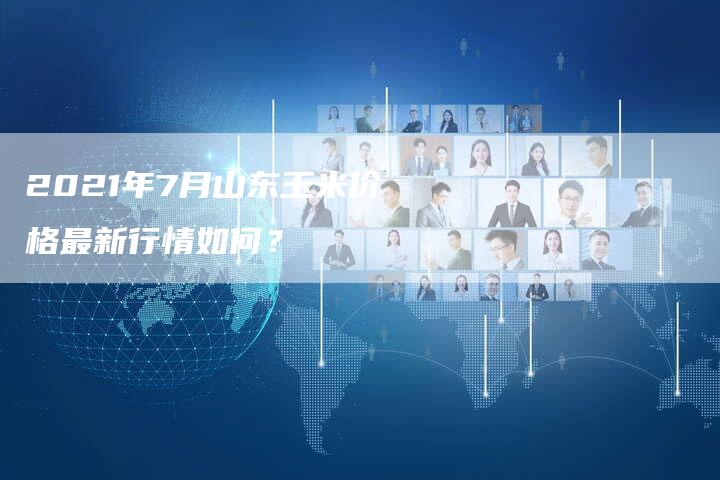 2021年7月山东玉米价格最新行情如何？