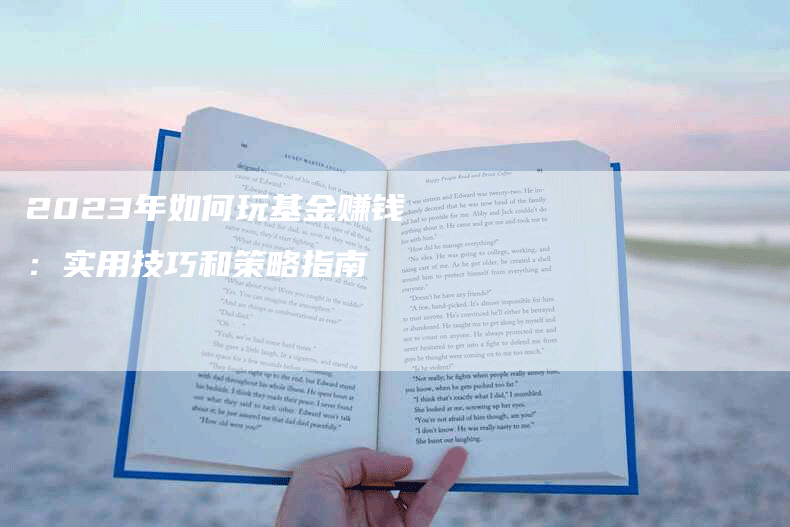 2023年如何玩基金赚钱：实用技巧和策略指南