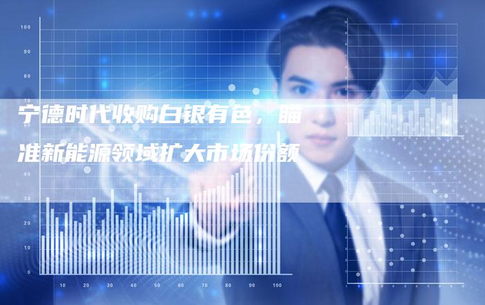 宁德时代收购白银有色，瞄准新能源领域扩大市场份额