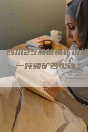 四川25品位磷矿价格调查：一吨磷矿多少钱？