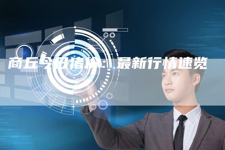 商丘今日猪价:最新行情速览-Chatgpt信息网