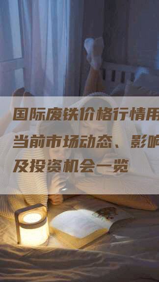 国际废铁价格行情用指南：当前市场动态、影响因素以及投资机会一览