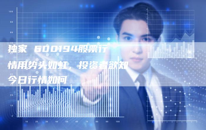 独家 600194股票行情用势头如虹，投资者欲知今日行情如何
