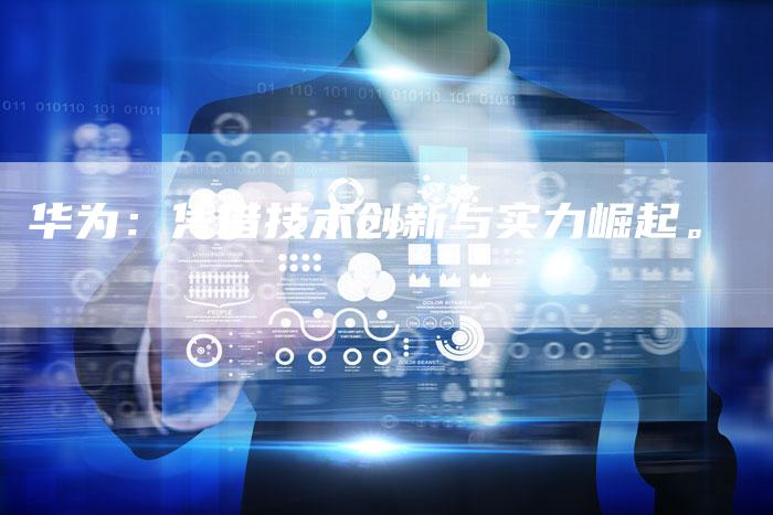 华为：凭借技术创新与实力崛起。