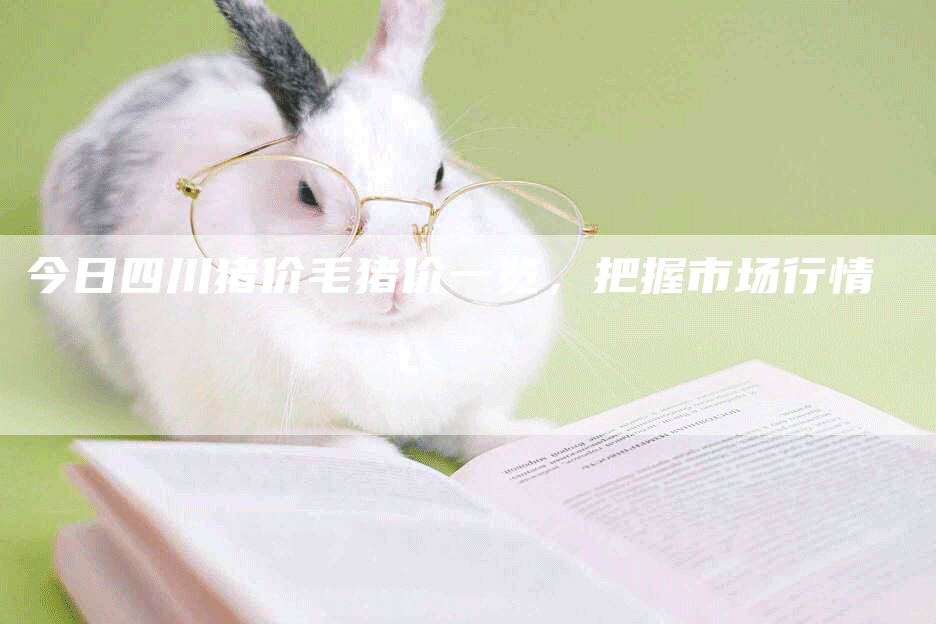 今日四川猪价毛猪价一览，把握市场行情